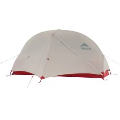 MSR HUBBA NX Einpersonenzelt LIGHT GRAY/RED