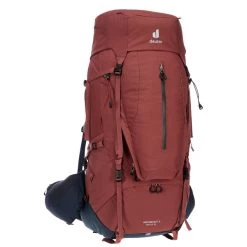 Deuter AIRCONTACT X 60+15 SL Damen Trekkingrucksack Damen REDWOOD-INK