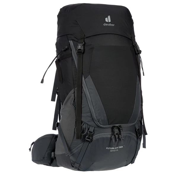 Deuter FUTURA AIR TREK 45+10 SL Damen Trekkingrucksack Damen BLACK-GRAPHITE 3 Deuter FUTURA AIR TREK 45+10 SL Damen Trekkingrucksack Damen BLACK-GRAPHITE
