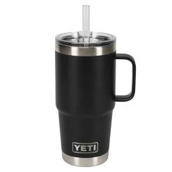 Yeti Coolers RAMBLER 25 OZ STRAW MUG Thermobecher BLACK