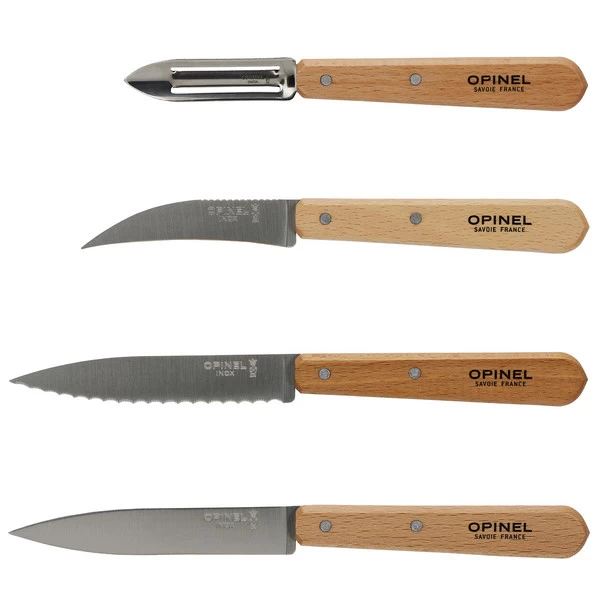 Opinel KÜCHENMESSER-SET LES ESSENTIELS BUCHE Küchenmesser NATUR 3 Opinel KÜCHENMESSER-SET LES ESSENTIELS BUCHE Küchenmesser NATUR